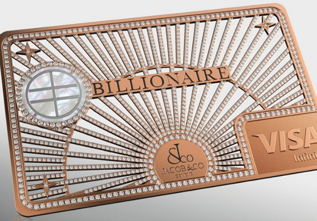 Diamond Studded Credit Cards